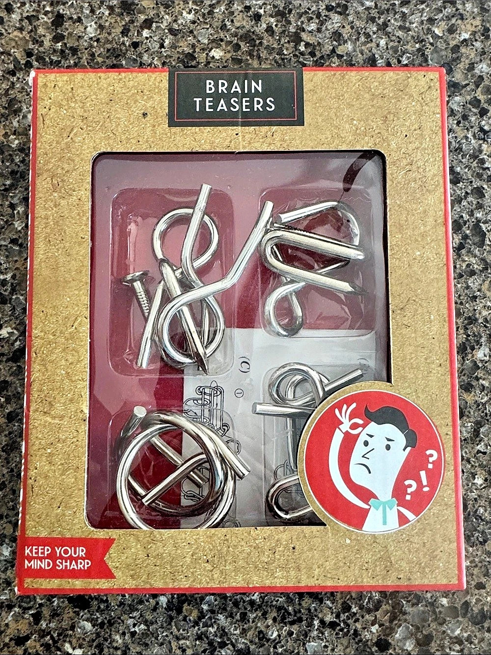 Brain Teasers Four Metal Puzzles NWT